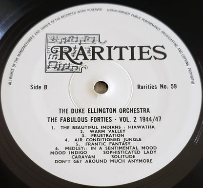 Duke Ellington And His Orchestra : The Fabulous Forties Volume 2 1944/47 (LP, Album, Mono)