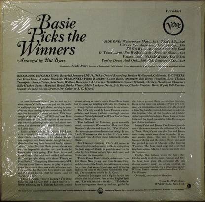 Count Basie Orchestra : Basie Picks The Winners (LP, Album)