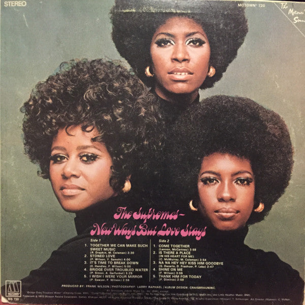 The Supremes : New Ways But Love Stays (LP, Album, RCA)