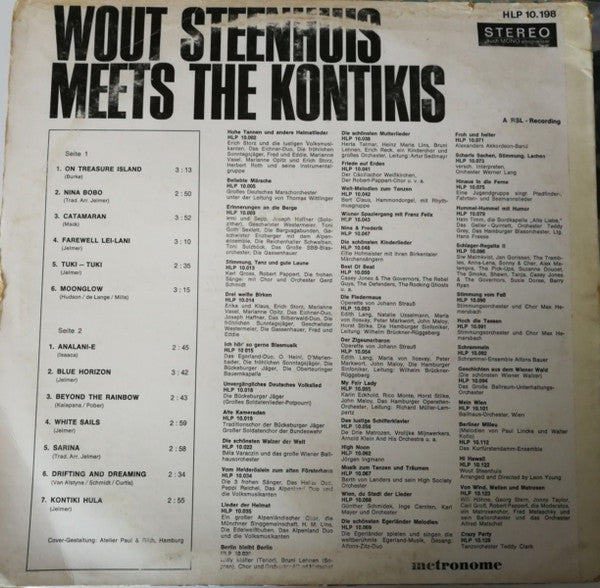 Wout Steenhuis Meets The Kontikis : Wout Steenhuis Meets The Kontikis (LP, Album)