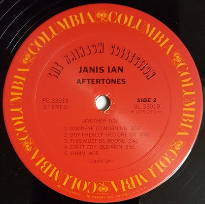 Janis Ian : Aftertones (LP, Album, San)