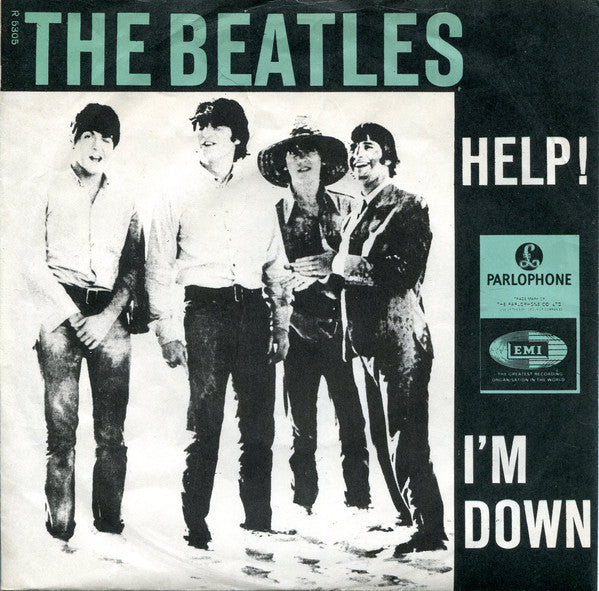 The Beatles : Help! / I'm Down (7", Single)