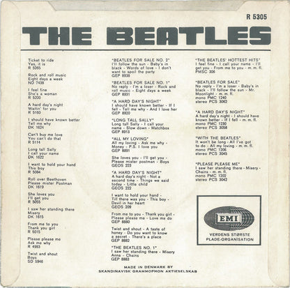 The Beatles : Help! / I'm Down (7", Single)