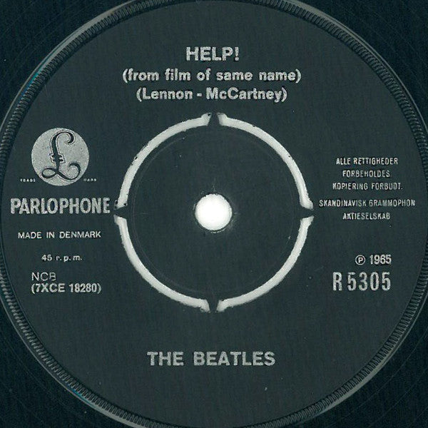 The Beatles : Help! / I'm Down (7", Single)