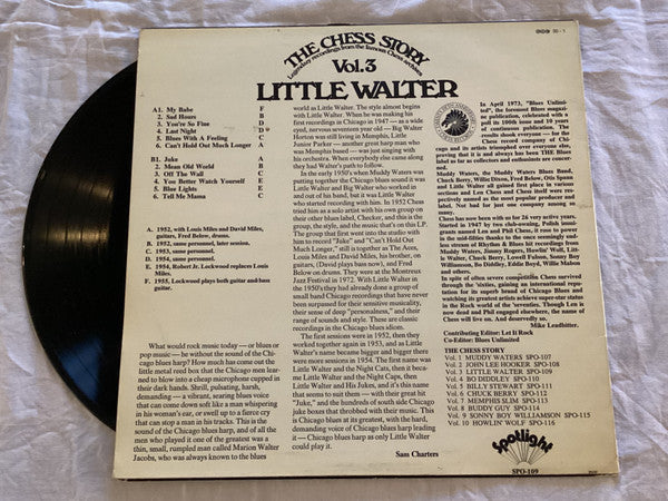 Little Walter : The Chess Story Vol. 3 (LP, Comp, Mono, RE)