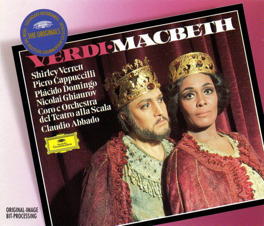 Giuseppe Verdi - Shirley Verrett, Piero Cappuccilli, Placido Domingo, Nicolai Ghiaurov, Coro Del Teatro Alla Scala e Orchestra Del Teatro Alla Scala, Claudio Abbado : Macbeth (2xCD, Album, RE, RM)