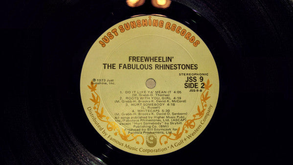 The Fabulous Rhinestones : Freewheelin' (LP, Album, Mon)