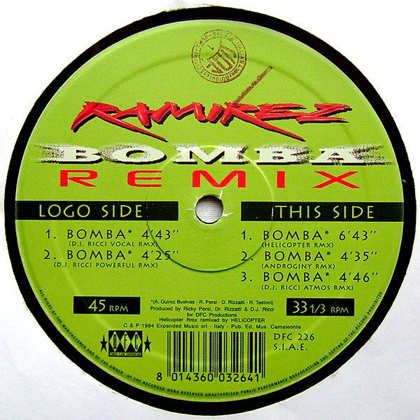 Ramirez : Bomba Rmx (12")