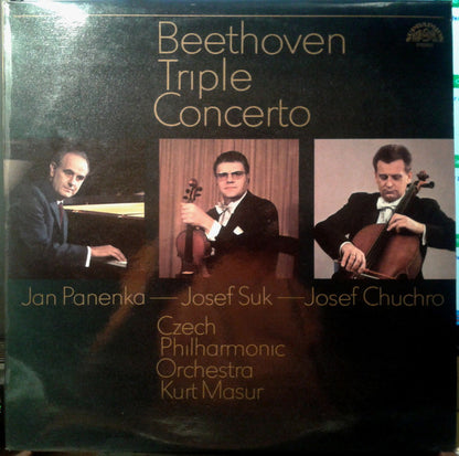 Ludwig van Beethoven, Jan Panenka, Josef Suk, Josef Chuchro : Triple Concerto (LP)