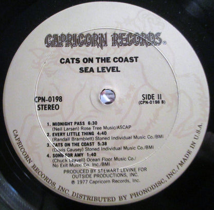 Sea Level : Cats On The Coast (LP, Album, Ter)