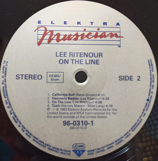 Lee Ritenour : On The Line (LP, Album)