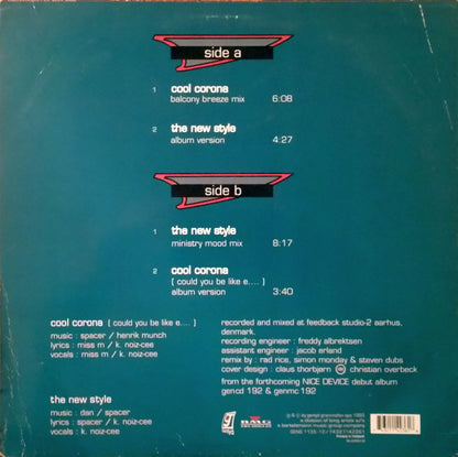 Nice Device : Cool Corona (Could You Be Like E....) / The New Style (12")