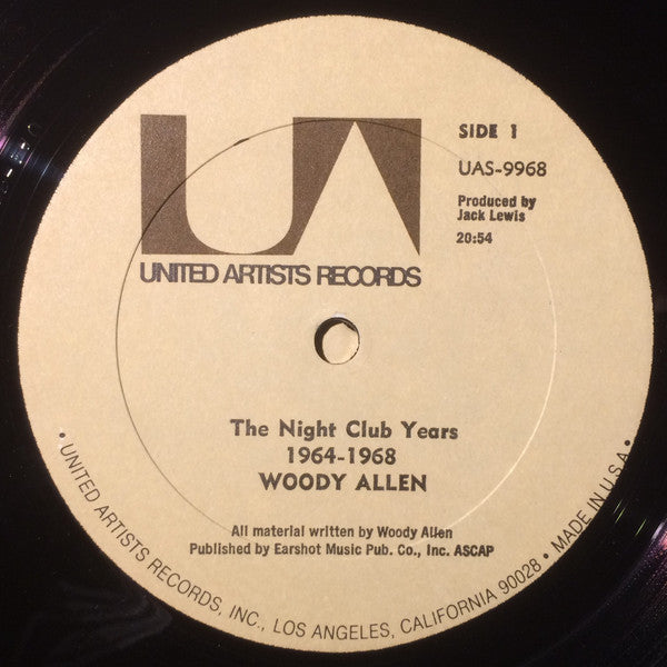 Woody Allen : The Night Club Years 1964-1968 (2xLP, Album, Mono, Gat)