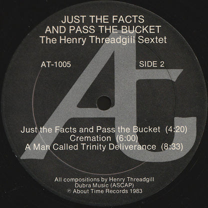 Henry Threadgill Sextett : Just The Facts And Pass The Bucket (LP, Album)