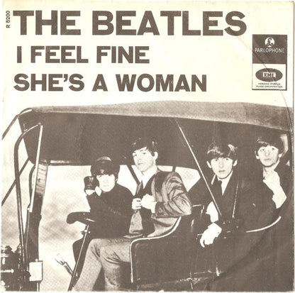 The Beatles : I Feel Fine / She's A Woman (7", Single)