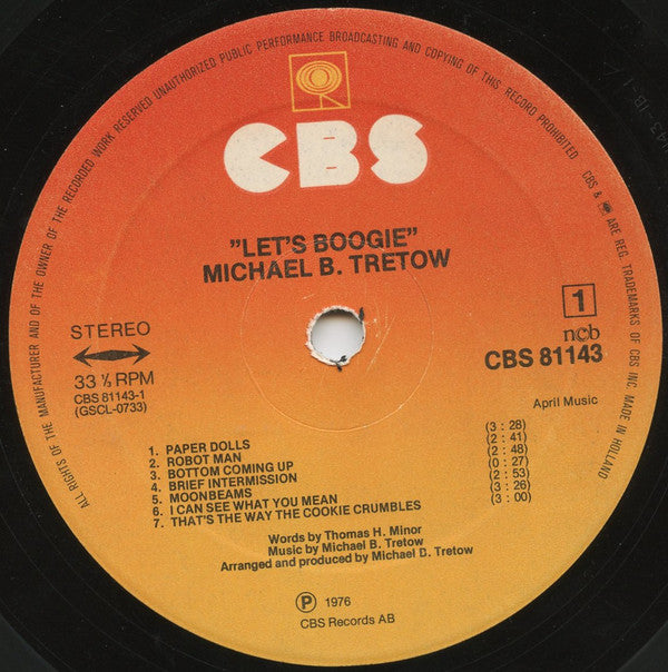 Michael B. Tretow : Let's Boogie (LP, Album)