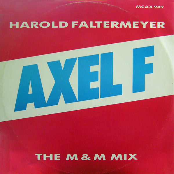 Harold Faltermeyer : Axel F (The M & M Mix) (12", Single)