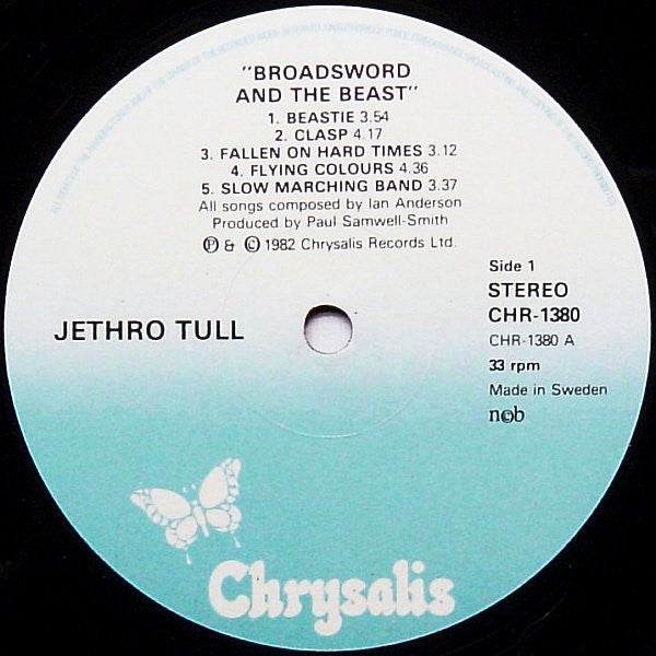 Jethro Tull : The Broadsword And The Beast (LP, Album)