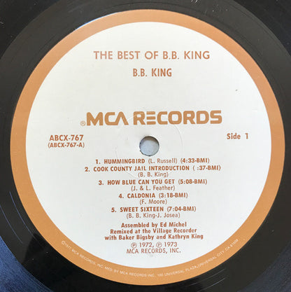 B.B. King : The Best Of B.B. King (LP, Comp, RE, Pin)