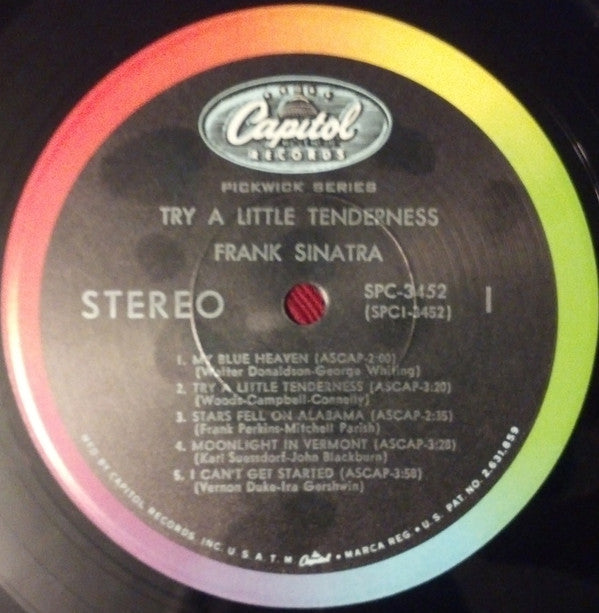 Frank Sinatra : Try A Little Tenderness (LP, Comp)