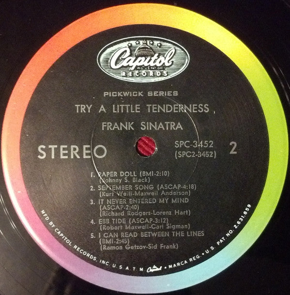 Frank Sinatra : Try A Little Tenderness (LP, Comp)