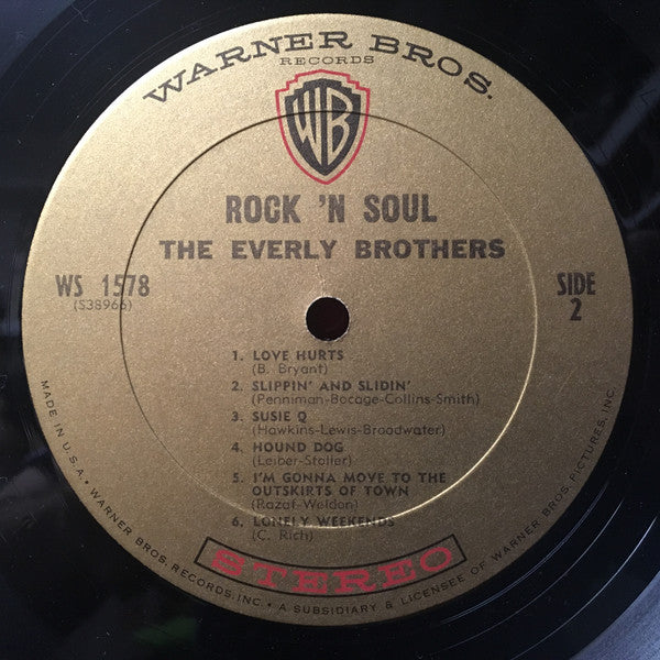 Everly Brothers : Rock 'N Soul (LP, Album, Gol)