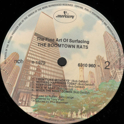 The Boomtown Rats : The Fine Art Of Surfacing (LP, Album)