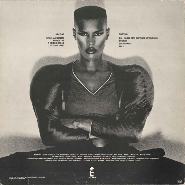 Grace Jones : Warm Leatherette (LP, Album)