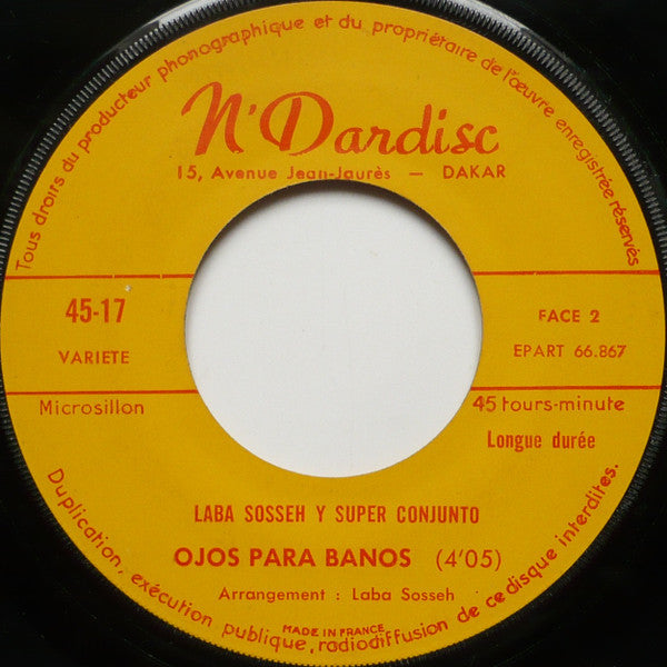 Laba Sosseh : El Manisero / Ojos Para Banos  (7")