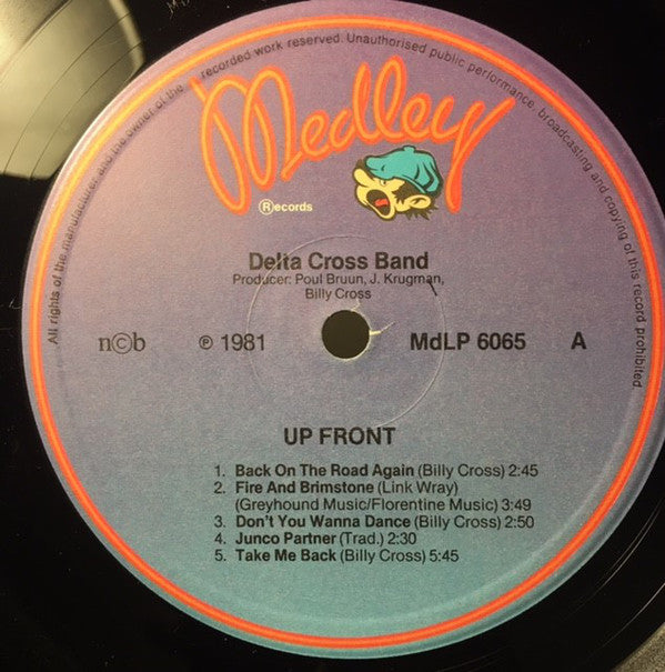 Delta-Cross Band : Up Front (LP, Album)