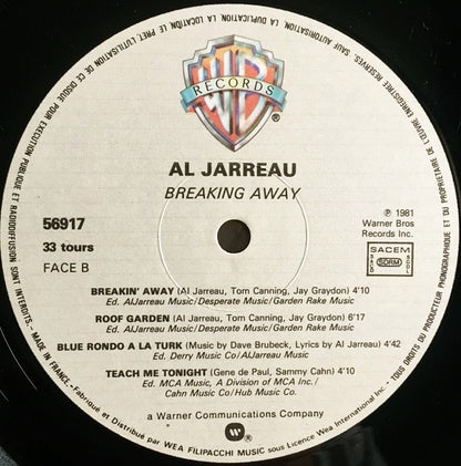 Al Jarreau : Breakin' Away (LP, Album)