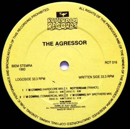 The Agressor : I'm Coming (12")