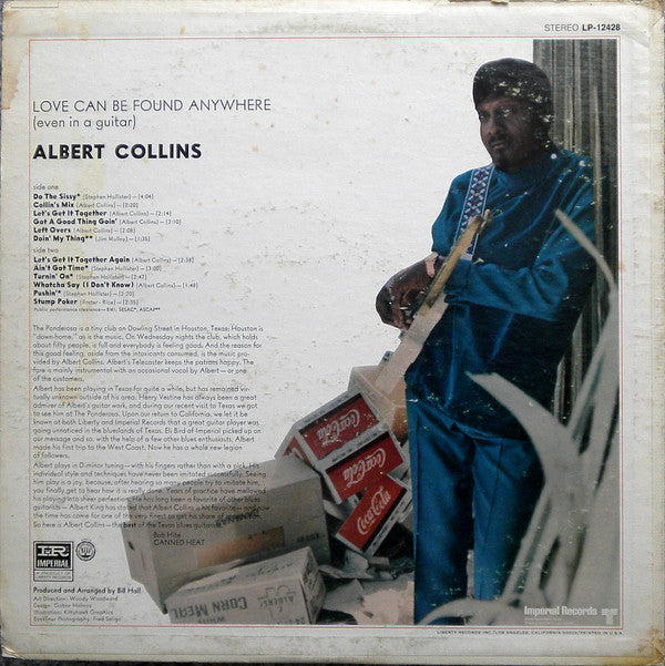 Albert Collins : Love Can Be Found Anywhere (Even In A Guitar) (LP, Album)