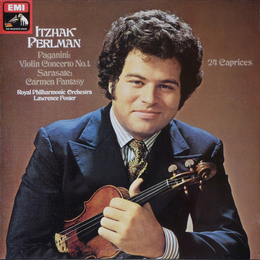 Itzhak Perlman, Niccolò Paganini / Pablo de Sarasate, Royal Philharmonic Orchestra, Lawrence Foster : Violin Concerto No.1 / 24 Caprices / Carmen Fantasy (2xLP, RP + Box)