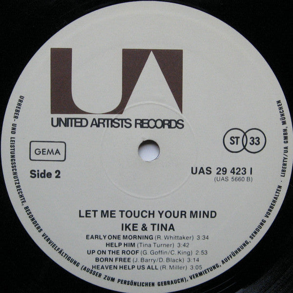 Ike & Tina Turner : Let Me Touch Your Mind (LP, Album)