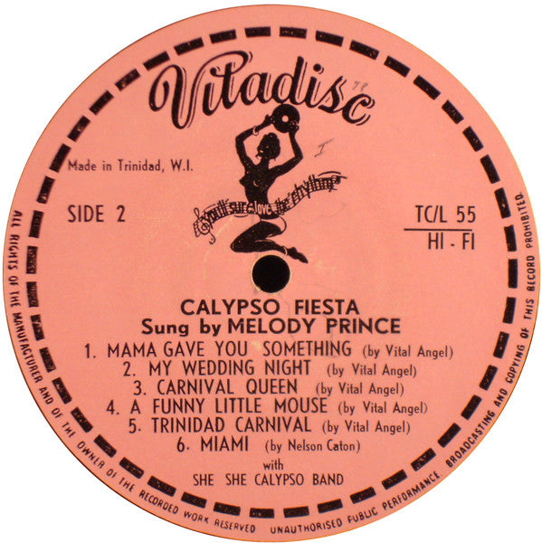 Melody Prince : Calypsoes From Trinidad Sung By Melody Prince (LP, Album)