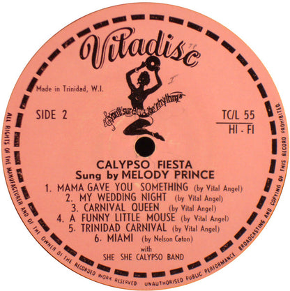 Melody Prince : Calypsoes From Trinidad Sung By Melody Prince (LP, Album)