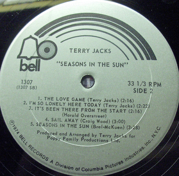 Terry Jacks : Seasons In The Sun (LP, Album)