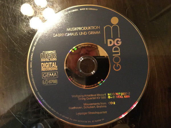 Wolfgang Amadeus Mozart, Leipziger Streichquartett : String Quartets KV 575, 589, 590 "Preußische Quartette" (2xCD, Album)