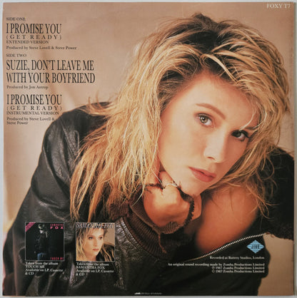 Samantha Fox : I Promise You (Get Ready) (12", Single)