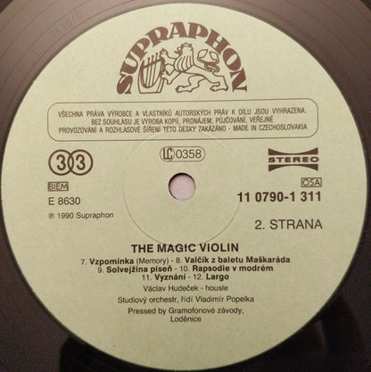 Václav Hudeček : The Magic Violin (LP, RP)
