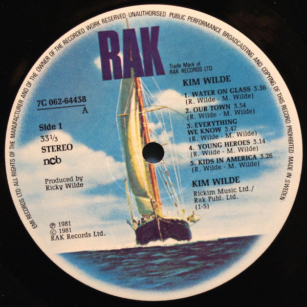 Kim Wilde : Kim Wilde (LP, Album)