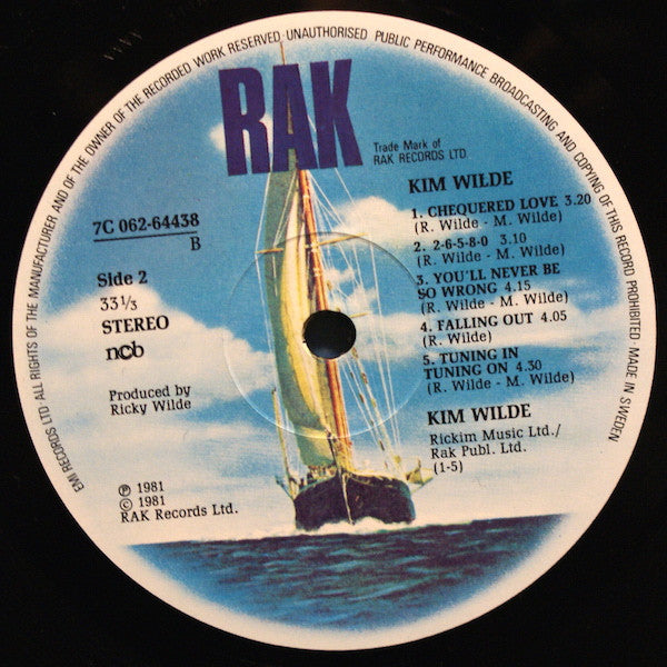 Kim Wilde : Kim Wilde (LP, Album)