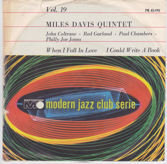 The Miles Davis Quintet : When I Fall In Love / I Could Write A Book (7")