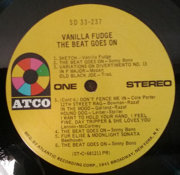 Vanilla Fudge : The Beat Goes On (LP, Album, RP)