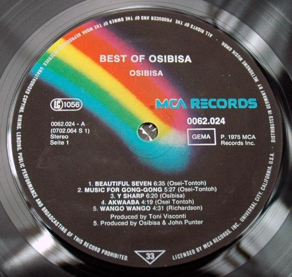 Osibisa : The Best Of Osibisa (LP, Comp, RE)