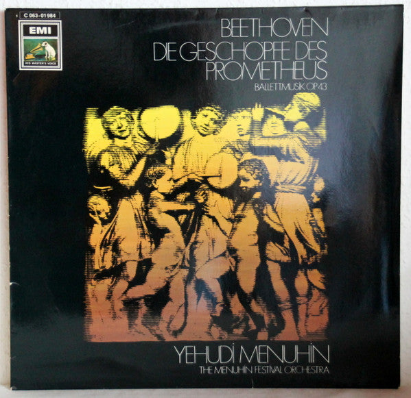 Ludwig van Beethoven, Yehudi Menuhin, Menuhin Festival Orchestra : Die Geschöpfe des Prometheus - Ballettmusik op.43 (LP, Album)