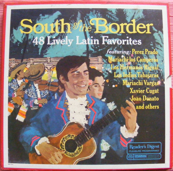 Various : South Of The Border 48 Lively Latin Favorites (4xLP, Comp + Box)