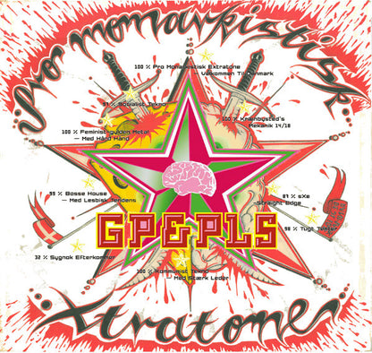 GP&PLS (Goodiepal & Pals) : Pro-monarkistisk Xtratone (LP, Album, Pin)
