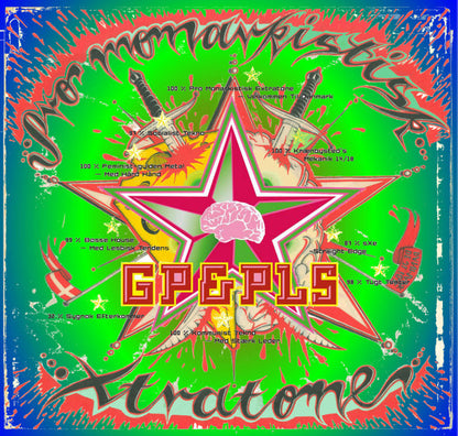 GP&PLS (Goodiepal & Pals) : Pro-monarkistisk Xtratone (LP, Album, Pin)